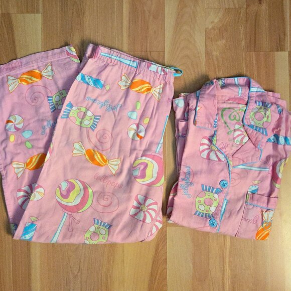 RARE! Victoria's Secret Candy Theme Pajama Set - Picture 2 of 14